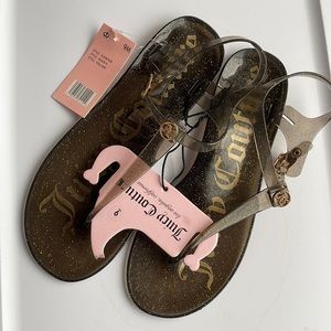 Juicy Couture sandals NWT.